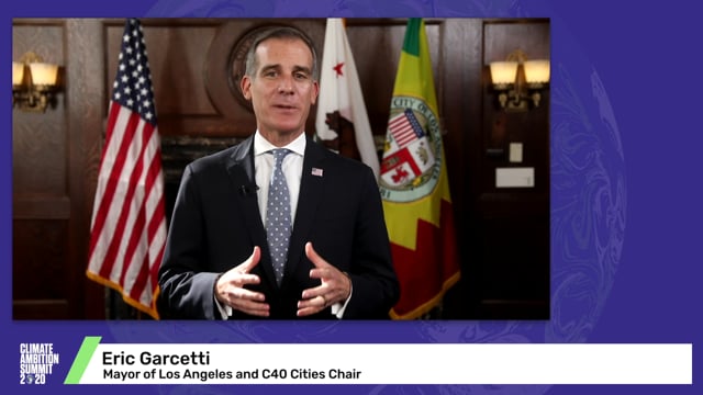 C40 Cities<br>Mayor Garcetti and Mayor Belmonte