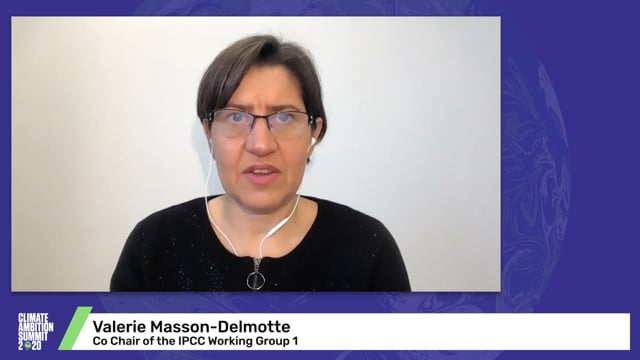 A call to action from Dr Valérie Masson-Delmotte, Co-Chair of IPCC Working Group I