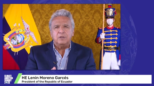 HE Lenin Moreno Garcés<br>President of the Republic of Ecuador