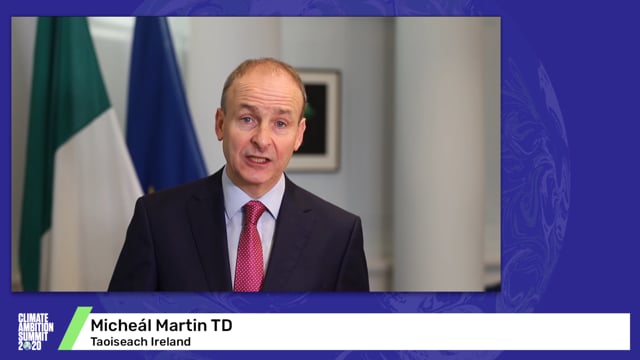 Micheál Martin TD<br>Taoiseach Ireland