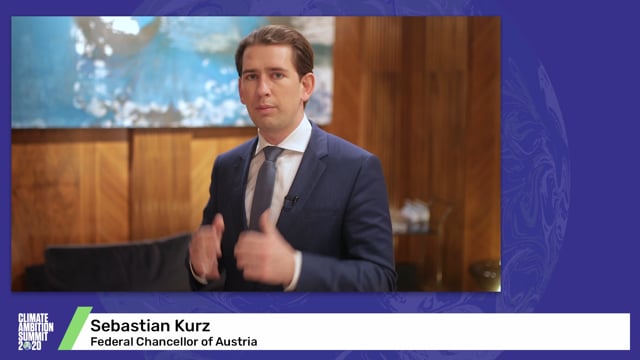 Sebastian Kurz<br>Federal Chancellor of Austria