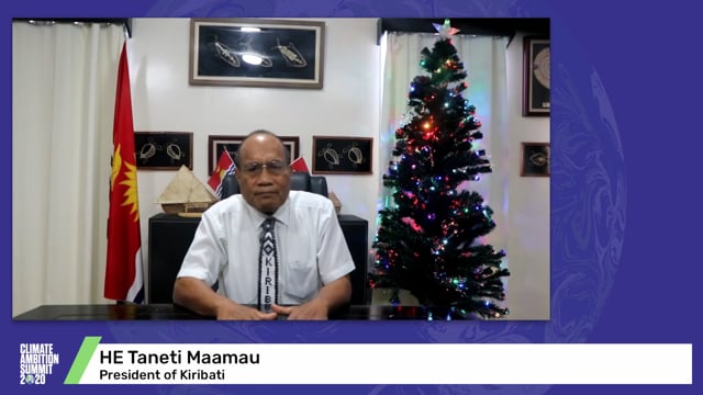 HE Taneti Maamau<br>President of Kiribati