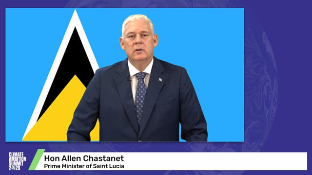 Hon Allen Chastanet<br>Prime Minister of Saint Lucia