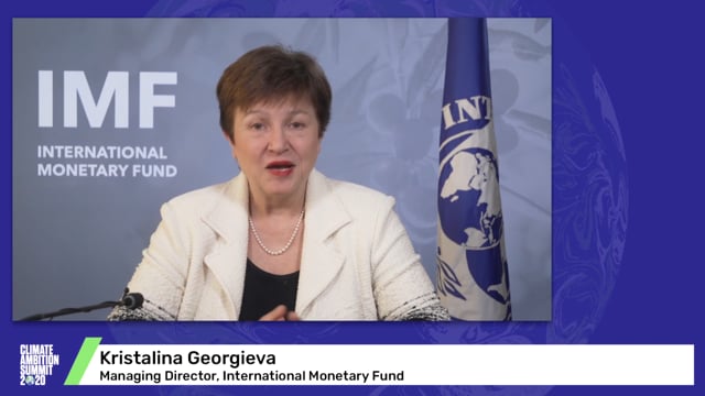 Kristalina Georgieva<br>Managing Director of the International Monetary Fund