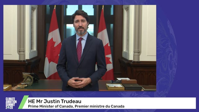 HE Mr Justin Trudeau<br>Prime Minister of Canada, Premier ministre du Canada